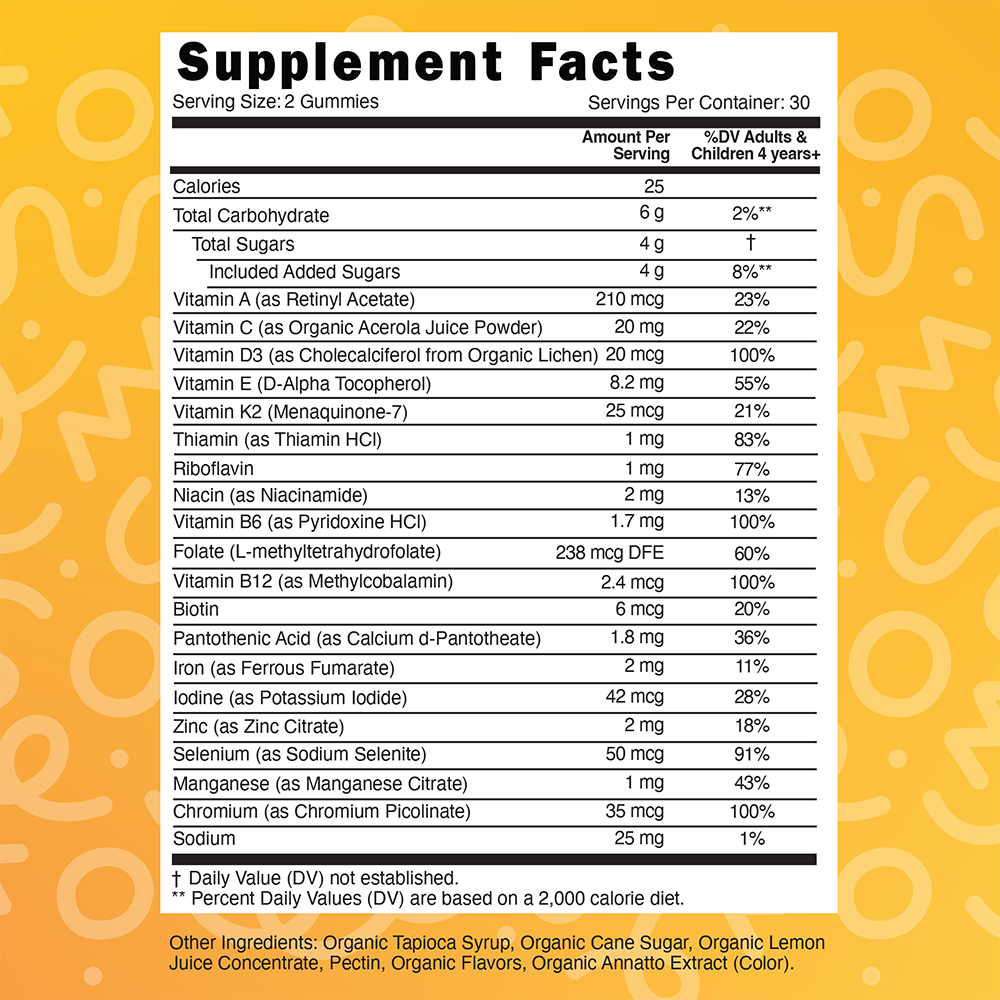 Organic Children’s Multivitamin Gummies – Daily Nutritional Support for Kids - Lifetime Commit Publishing LLC