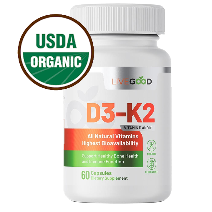 Vitamin D3 K2 Supplement | Bone & Immune Support