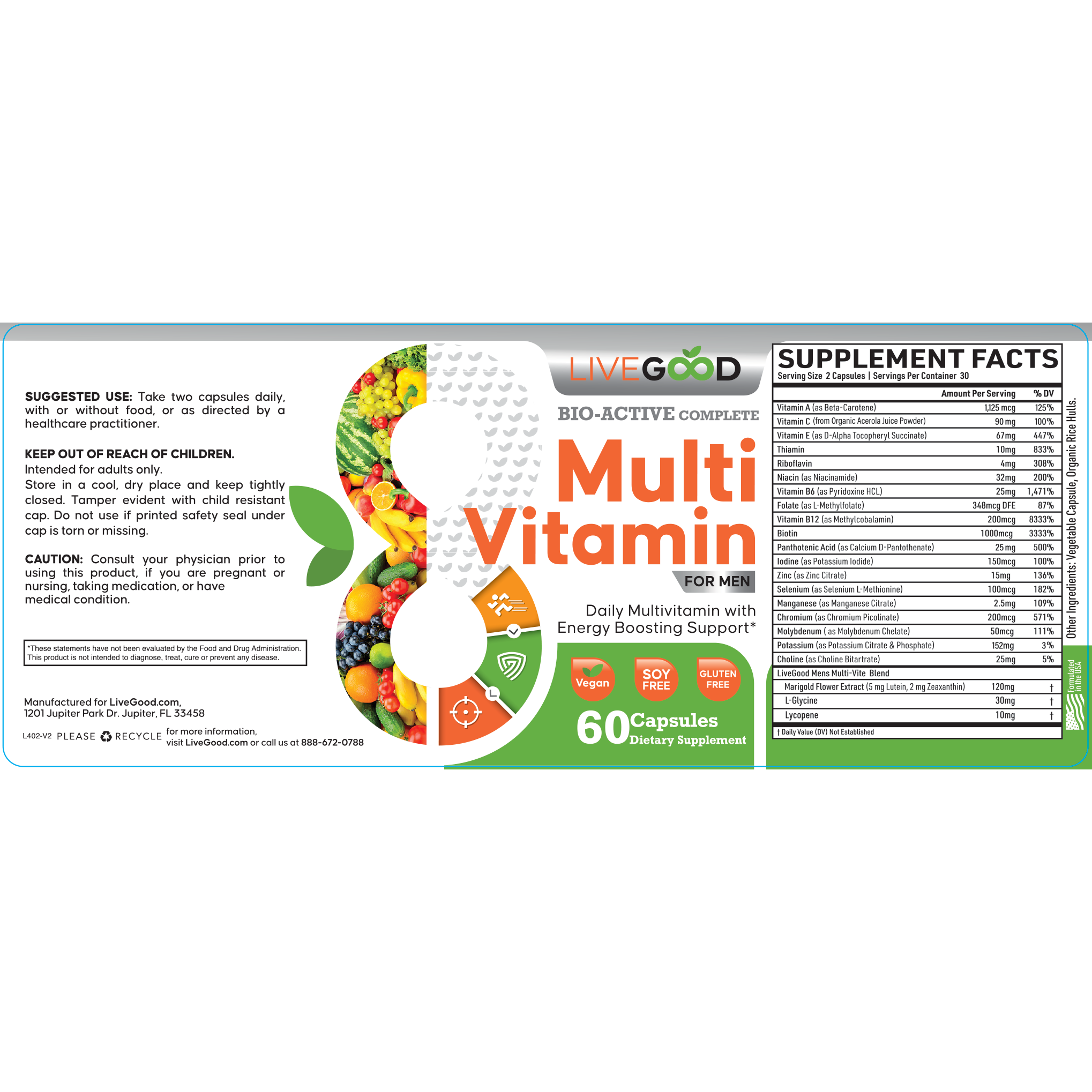 Multivitamin for Men | Energy & Immunity Support