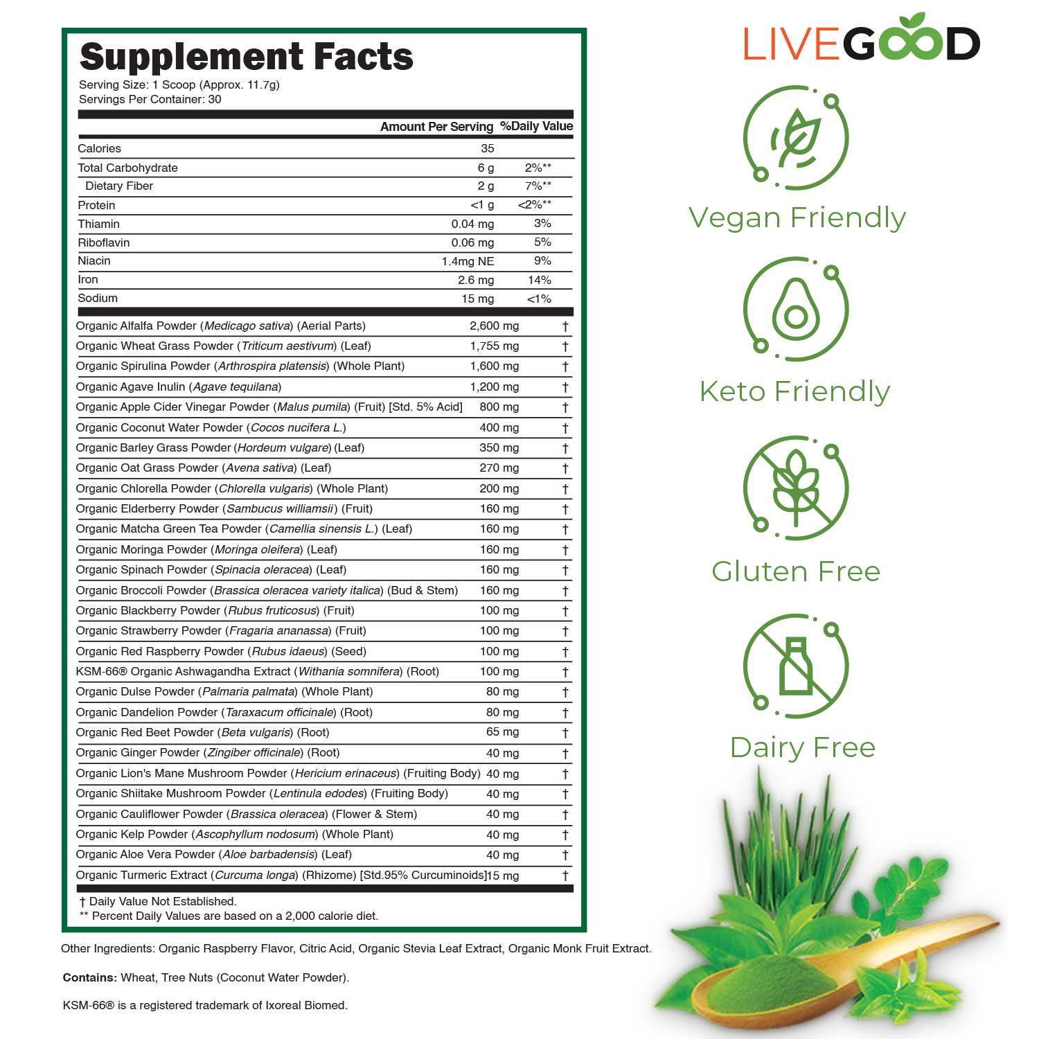 Organic Super Greens - Lifetime Commit Publishing LLC