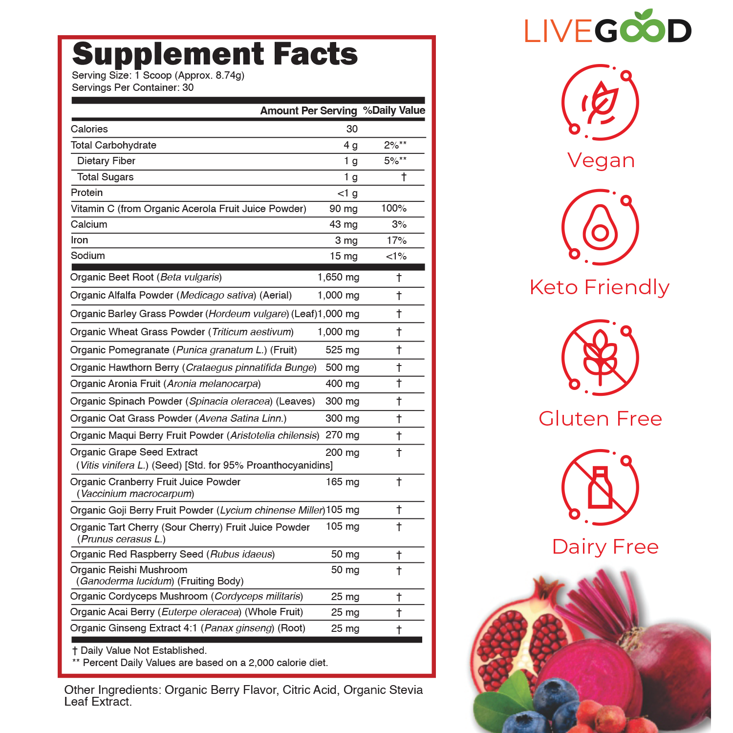 Organic Super Reds - Lifetime Commit Publishing LLC