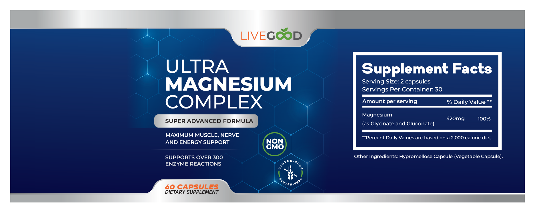 Ultra Magnesium Complex – High Absorption Magnesium Supplement - Lifetime Commit Publishing LLC